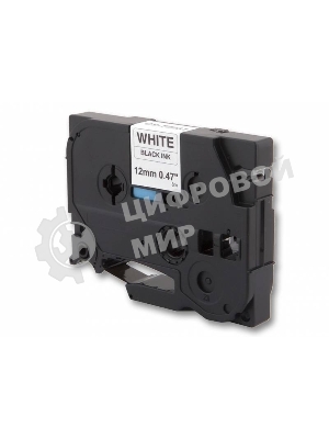 Картридж ленточный Cactus CS-TZ231 12 мм, 8 м, черный шрифт, белый фон, для BROTHER 1010/1280/1280VP/2700VP