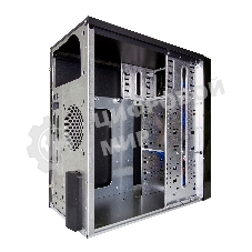 Корпус Exegate EX277435RUS Minitower MA-371X Black, mATX UN400, 120мм 2*USB+2*USB3.0, Audio
