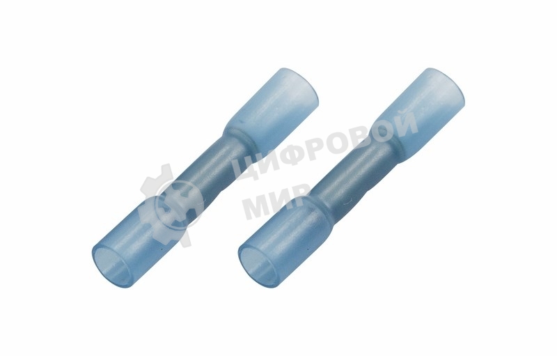 Соединительная гильза изолированная термоусаживаемая Rexant L-37 мм 1.5-2.5 мм² (ГСИ-т 2.5/ГСИ-т 1,5-2,5) синяя