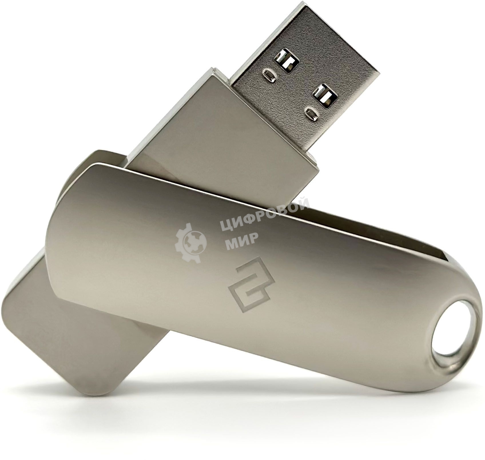 Флешка USB Digma DRIVE3 (DGFUM032A30SR), 32Gb, USB 3.0, R/W 70/30, серебристый