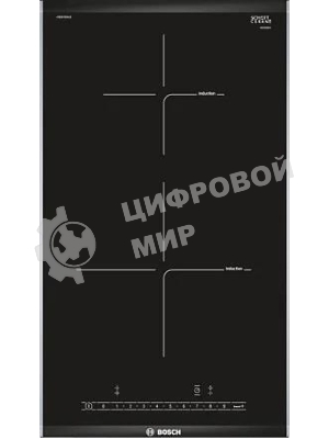 Индукционная варочная поверхность Bosch PIB375FB1E, 2 конфорки, стеклокерамика, 3700 Вт