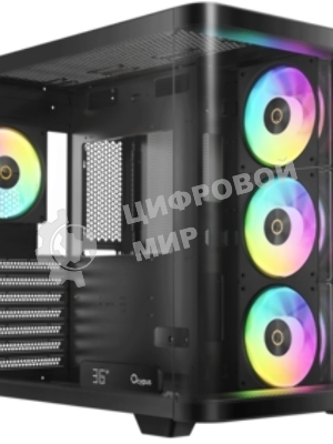 Компьютерный корпус Ocypus Iota C70 BK Curve ARGB Digital (Iota-C70-BKD400CD-GL)