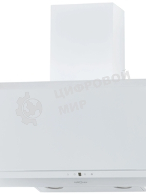 Вытяжка наклонная Krona Irma A 600 White S белый/серебристый, 59.5 см, 1300 куб. м/ч, 65 дБ