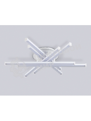 Потолочный светодиодный светильник Ambrella light FL6271 WH белый 98W 3000K-6400K 700*615*135 (ПДУ ИК)