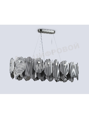 Светильник Ambrella light LH31205/12 SN/SM сатин никель/дымчатый E14*12 max 40W 1000*340*270