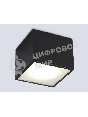 Светильник Ambrella light TN6532 BK черный IP44 GX53 100*100*80