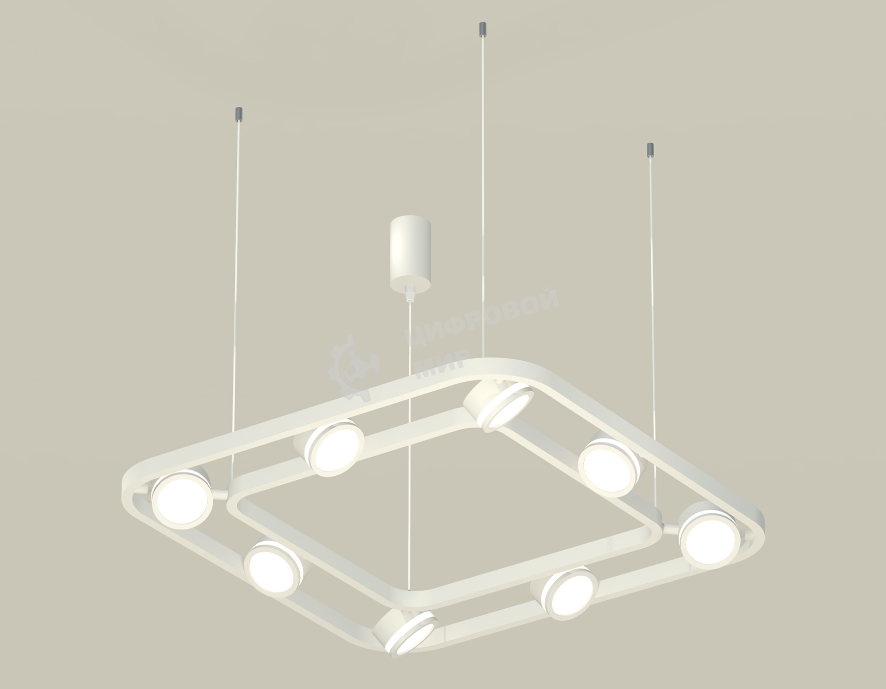Светильник Ambrella light XB9177150/8 SWH/FR белый песок/белый матовый GX53 (C9177, N8412)