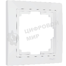 Рамка на 1 пост (белый, basic) W0012001