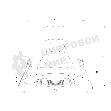 25054/01 Светильник встраиваемый GU10 черный