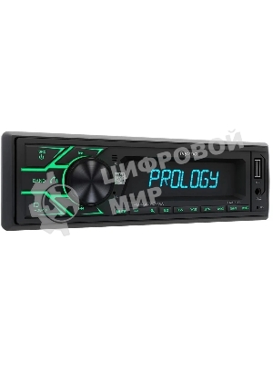 Автомагнитола Prology CMX-190, 1 DIN, Bluetooth, USB Type-A, AUX, пульт ДУ