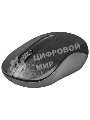 Мышь беспроводная Defender Datum MM-285 черный, 1600 dpi, радиоканал, USB, кнопки - 3