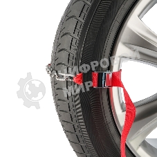 Цепи (браслеты) противоскольжения Rexant для легковых автомобилей, однорядные, к-т 6 шт.