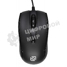Мышь проводная Oklick 325M черный, 1000 dpi, USB, кнопки - 3
