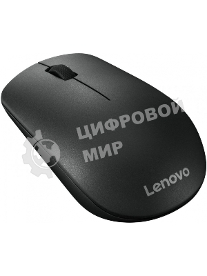 Мышь беспроводная Lenovo 400 черный, 1200 dpi, радиоканал, USB, кнопки - 3