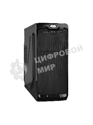 Компьютерный корпус Miditower ExeGate UN-604 Black, ATX, (без БП) 2хUSB+2хUSB 3.0, Audio