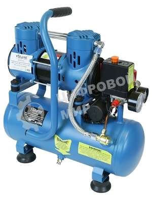 Компрессор воздуш Sturm! AC93210OL.безмасл.бесшумн. 900Вт,10л,2750об/мин,180л/мин,8бар