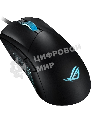 Мышь проводная ASUS ROG Gladius III черный, 19000 dpi, USB, кнопки - 6