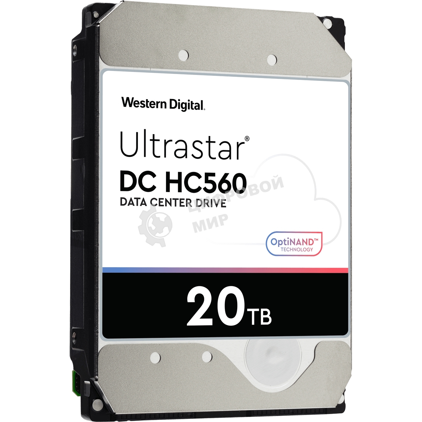 Жесткий диск Western Digital HDD SATA 20Tb Ultrastar DC HC560 0F38785 7200 6Gb/s 512Mb 1 year ocs (analog WUH722020ALE6L4)
