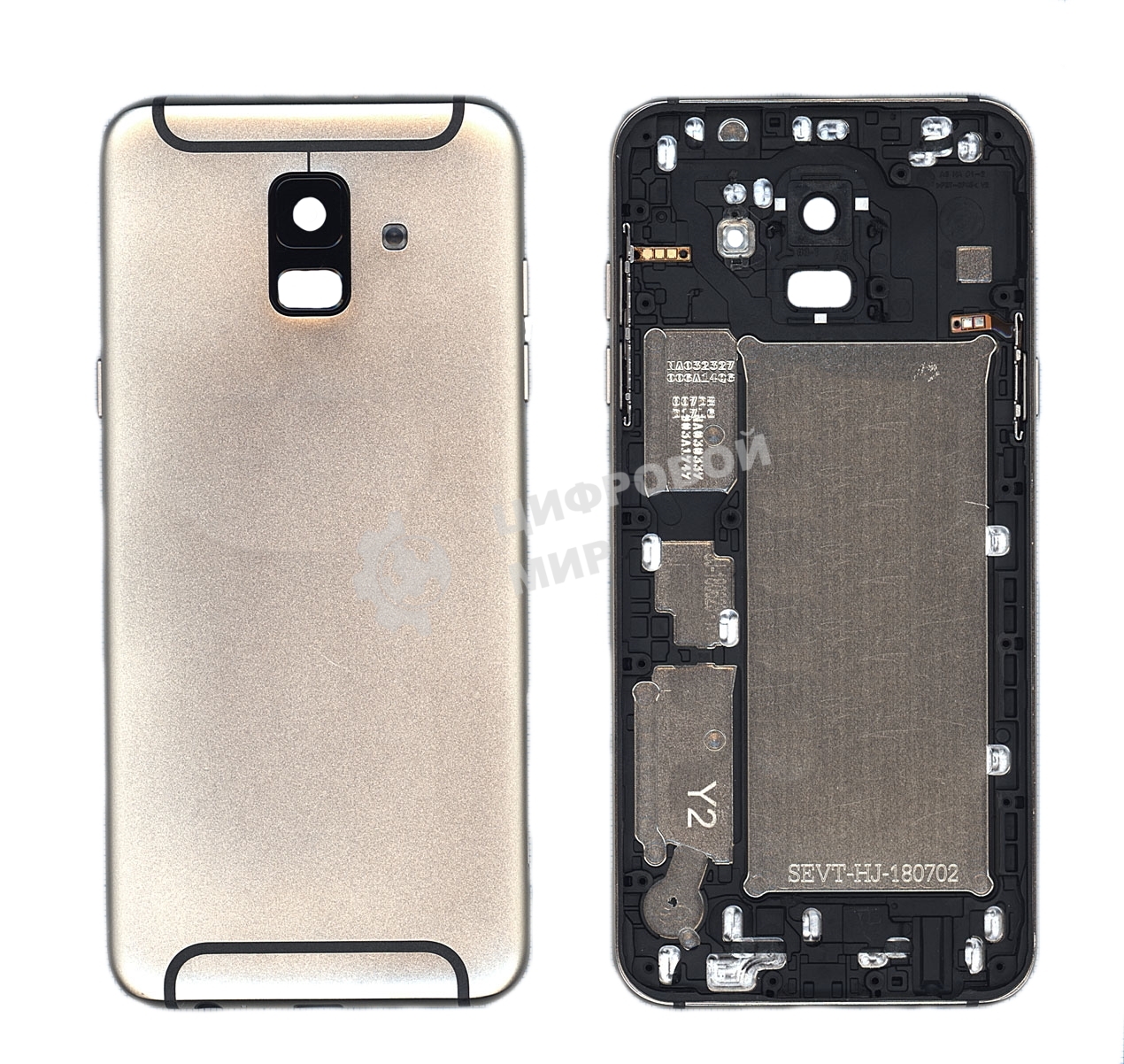 Задняя крышка для Samsung Galaxy A6 (2018) SM-A600F золотой