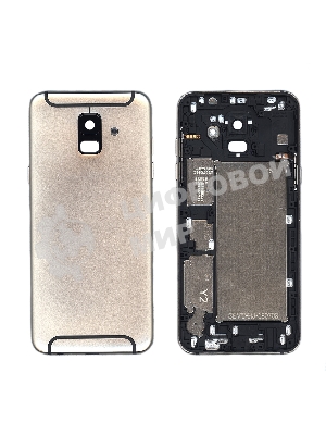 Задняя крышка для Samsung Galaxy A6 (2018) SM-A600F золотой