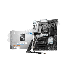 Материнская плата MSI B760 GAMING PLUS WIFI DDR4, LGA 1700, Intel B760, 4xDDR4, 4xSATA, 2xM.2, 1xPCI-E 4.0 x16, 1xPCI-E 4.0 x4, 3xPCI-E 3.0 x1, 1xHDMI, 1xDP, 2xUSB 3.2 Gen 2, 4xUSB 2.0, 1xUSB 3.2 Gen 2, 1x 2.5Gb LAN, 5x3.5 мм, 7.1, ATX