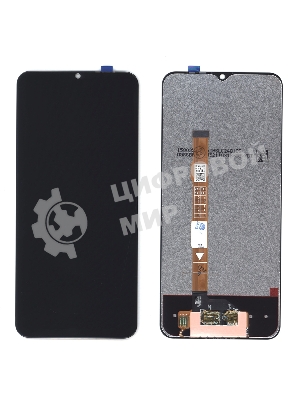 Дисплей для Vivo Y35 4G (V2205) в сборе с тачскрином черный