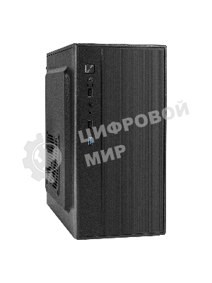 Компьютерный корпус Minitower ExeGate BAA-408U-AAA450 (mATX, БП AAA450 с вент. 8см, 2хUSB/1хUSB 3.0, HD Audio, черный)
