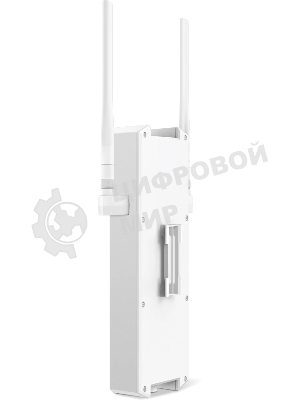 Двухдиапазонная точка доступа TP-Link EAP625-Outdoor HD, для улицы и помещений с поддержкой Wi-Fi 6 AX1800, 1 гиг. порт RJ45, 802.3af/at, Passive PoE (48 В, 0,5 А), IP67, 2 внешние антенны