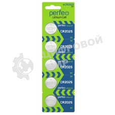 Батарейка Perfeo CR2025 5 шт.