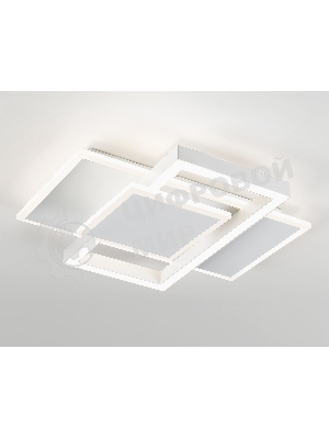 Потолочный светодиодный светильник Ambrella light FA1021/3 WH белый 50W 3000K-6400K 380*345*75 (ПДУ ИК)