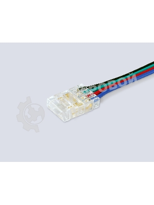 GS7921 Соединитель гибкий двухсторонний COB RGB 12/24V для лент 10mm (4 конт.) (5шт)