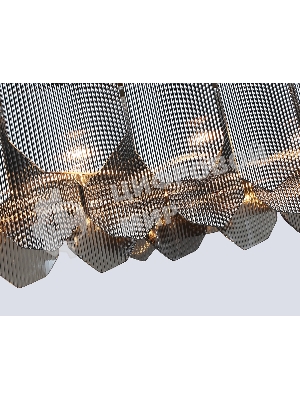 Светильник Ambrella light LH31205/12 SN/SM сатин никель/дымчатый E14*12 max 40W 1000*340*270