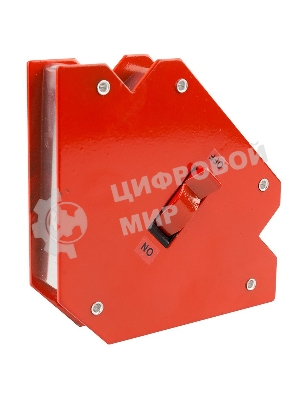 Магнитный угольник-держатель для сварки Rexant отключаемый на 3 угла, усилие 23 кг