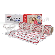 Теплый пол (нагревательный мат) Rexant Classic RNX-14,0-2100 (площадь 14,0 м2 (0,5 х 28,0 м)), 2100 Вт, двухжильный с экраном