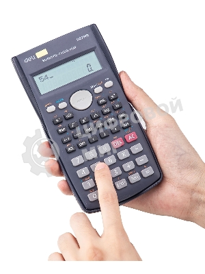 Калькулятор научный Deli ED82MS темно-синий 10+2-разр.