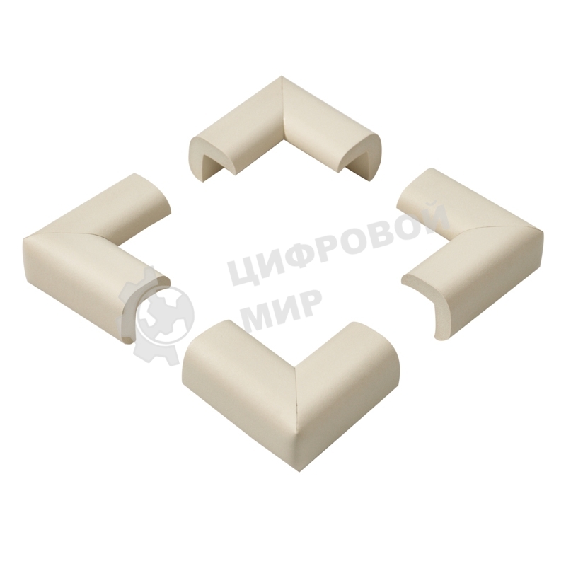 Мягкие накладки-протекторы для мебели (24x8x50 мм) 4 шт.