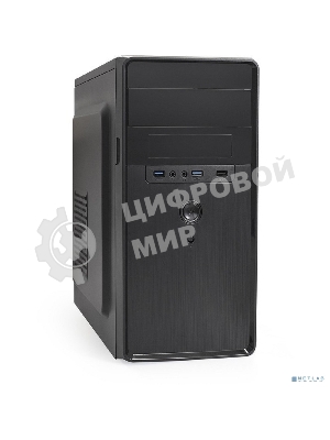 Компьютерный корпус Minitower ExeGate EX286441RUS BA-309U2-500W-8 (mATX, БП AA500 с вент. 8см, 1хUSB+2хUSB 3.0, HD аудио, черный)