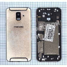 Задняя крышка для Samsung Galaxy A6 (2018) SM-A600F золотой