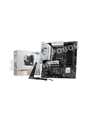 Материнская плата MSI B760M GAMING PLUS WIFI DDR4, LGA1700, Intel B760, 4xDDR4, 4xSATA, 2xM.2, 1xPCIe 4.0 x16, 1xPCIe 4.0 x4, 2xPCIe 3.0 x1, 2xDP, 2xHDMI, 1x2.5Gb LAN, Wi-Fi 6E, Bluetooth 5.3, 4xUSB-A 5Gbps, 6xUSB-A 2.0, 3x3.5 мм, 7.1, mATX