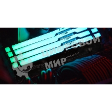 Оперативная память Kingston Fury Beast, DDR5, 16Gb (1x16Gb), 6000MHz, CL30, DIMM, с радиатором, RGB, черный