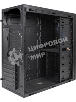 Компьютерный корпус Miditower ExeGate XP-330U Black, ATX, (XP400, Black,120мм), 2хUSB+2хUSB 3.0, Audio