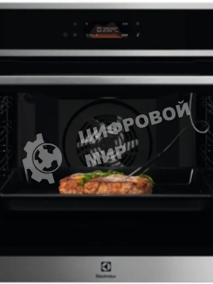 Духовой шкаф электрический Electrolux EOE8P39WX, черный/нержавеющая сталь