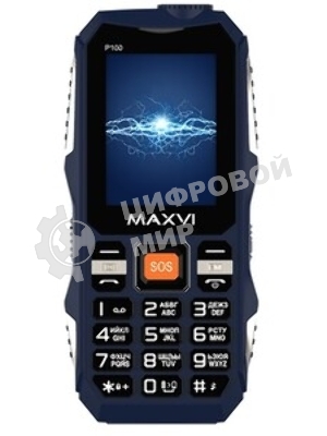 Мобильный телефон Maxvi P100 синий