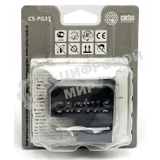 Картридж струйный Cactus CS-PG37 черный (9 мл) для Canon Pixma iP1800/iP1900/iP2500/iP2600/MP140/MP190/MP210/MP220/MP470/MX300/MX310a
