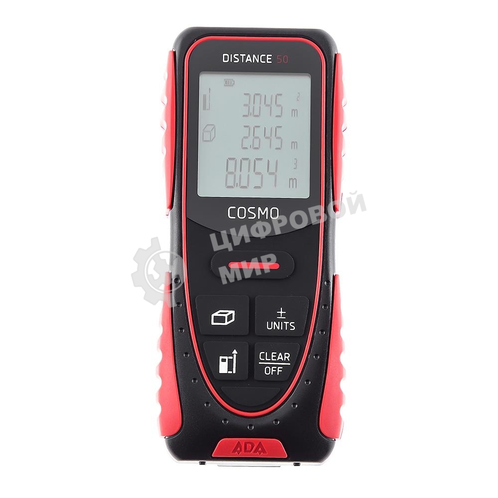 Дальномер лазерный ADA Cosmo 50 0.05 до 50м ±1.5мм 2хAAA/1.5В
