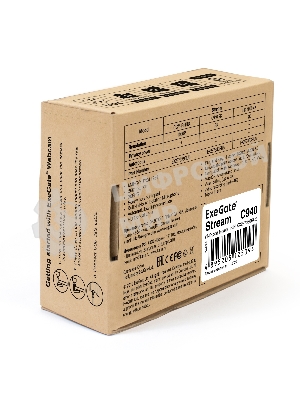 Веб-камера ExeGate Stream C940 2560x1440, 30 кадр/с, USB Type-A, микрофон (шумоподавление), универсальное крепление, штатив в комплекте