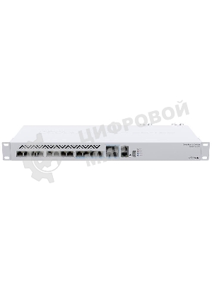 Маршрутизатор MikroTik CRS312-4C+8XG-RM Cloud Router Switch 8х 1G/2.5G/5G/10G RJ45, 4х 10G RJ45/SFP+ with RouterOS L5, 1U rackmount enclosure
