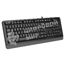Клавиатура проводная A4Tech Fstyler FKS10, USB, черный/серый