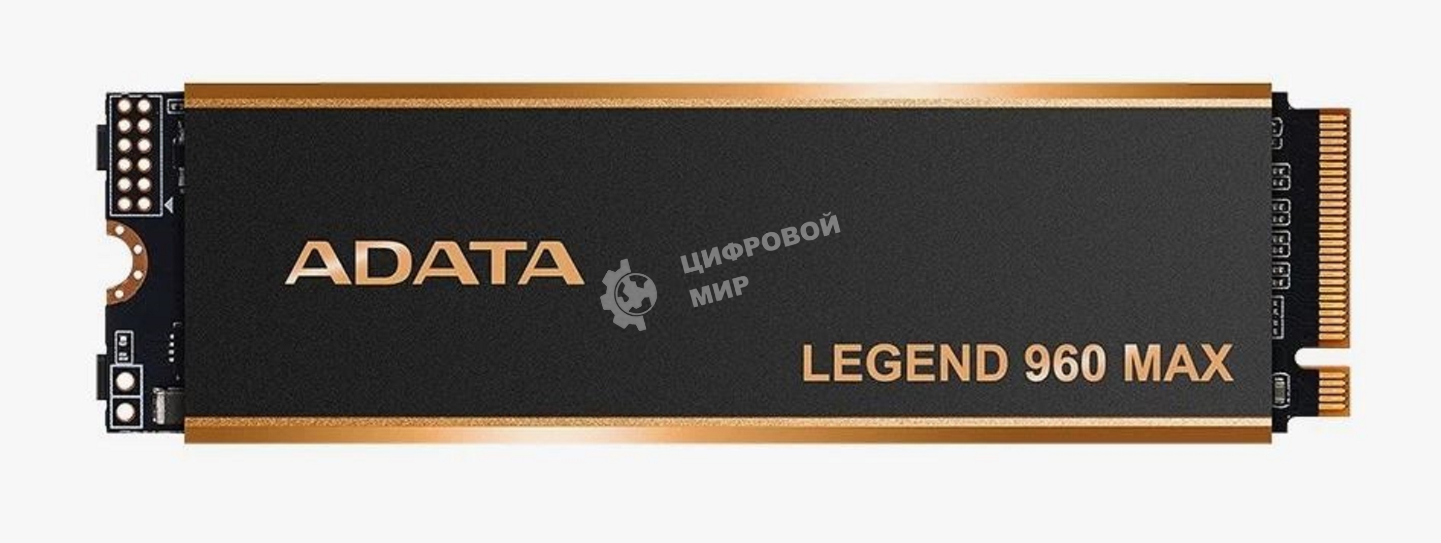 Накопитель SSD ADATA LEGEND 960 MAX, 4Tb, M.2 2280, PCIe 4.0 x4, NVMe, R/W 7400/6800, с радиатором