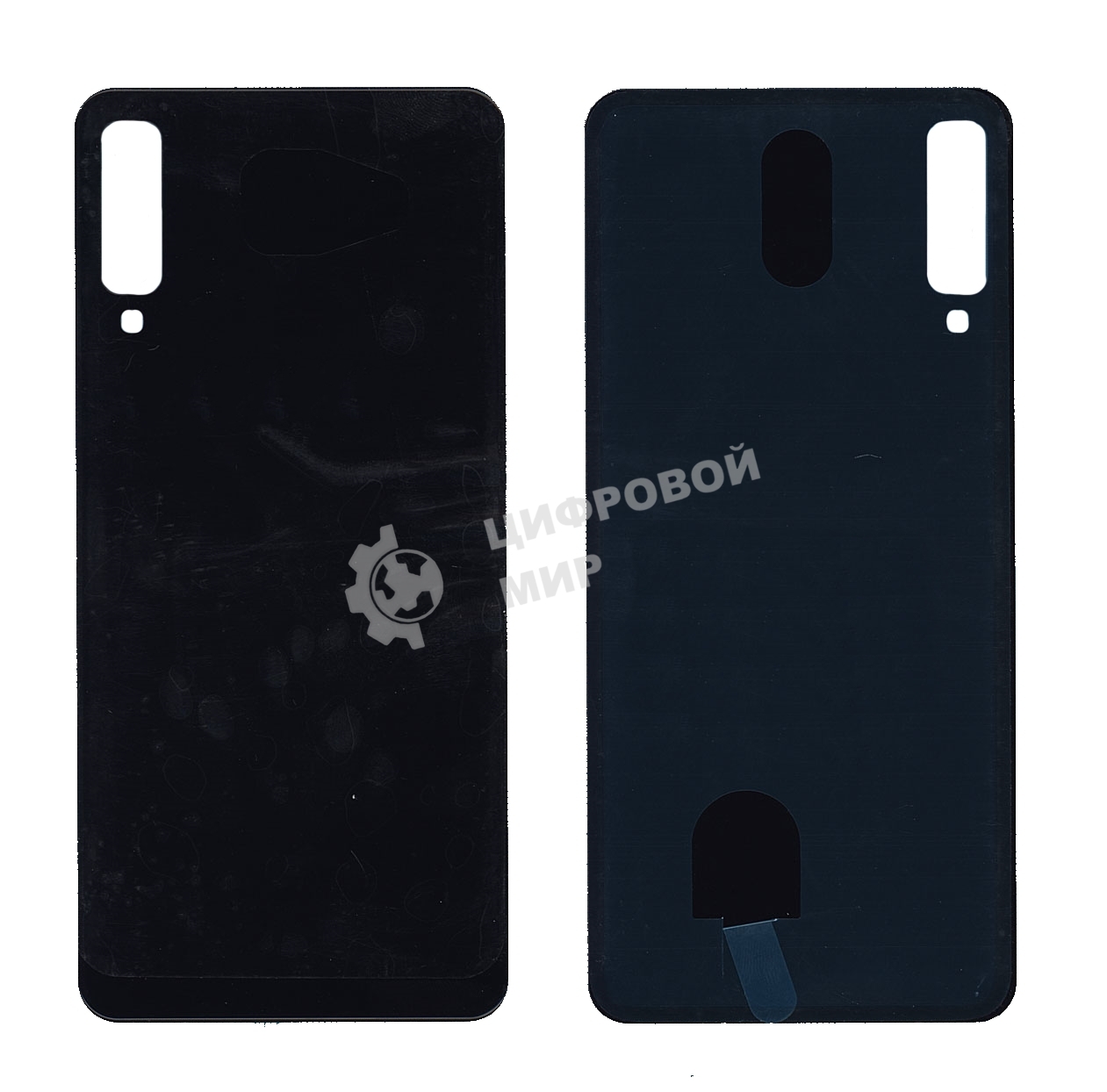 Задняя крышка для Samsung Galaxy A7 (2018) SM-A750F черный